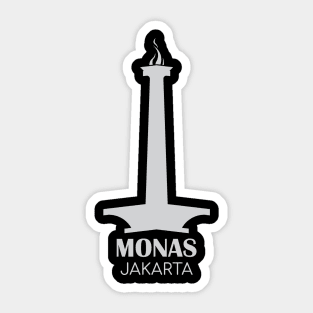 Monas - Jakarta 02 Sticker